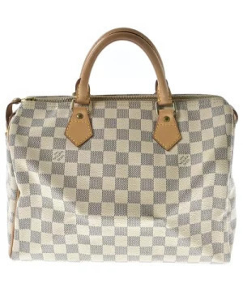 Louis Vuitton Boston Bag White Gray All over